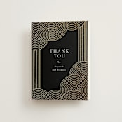 "ionic" - Wedding Thank You Cards in Onyx by Lori Wemple - Front