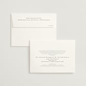 "ionic" - Wedding Thank You Cards in Onyx by Lori Wemple - FREE Recipient Addressing
