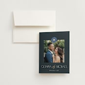 "Nouveau" - Wedding Thank You Cards in Lilac by Hudson meet Rose - Front
