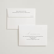 "Delicacy" - Wedding Thank You Cards in Dusty Blue by Angela Thompson - FREE Recipient Addressing