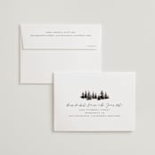 "Vista" - Wedding Thank You Cards in Fallen Snow by Robin Ott - FREE Recipient Addressing