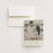 "Gilded Henna" - Wedding Thank You Cards in Lily by Mansi Verma - Front
