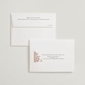 "Mandala Corners" - Wedding Thank You Cards in Peony by Oma N. Ramkhelawan - FREE Recipient Addressing