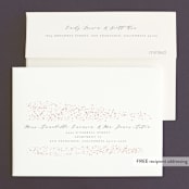 "Sparkling Champagne" - Wedding Thank You Cards in Blush by Kristie Kern - FREE Recipient Addressing