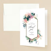"Pretty Wildflowers" - Wedding Thank You Cards in Garden by Lori Wemple - Front