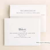 "Big City - San Francisco" - Wedding Thank You Cards in Blush by Hooray Creative - FREE Recipient Addressing