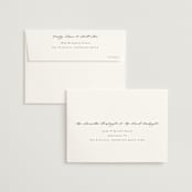 "Chisel" - Wedding Thank You Cards in Quartz by Kristie Kern - FREE Recipient Addressing