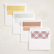 "Valentine Lettering" - Valentine's Day Cards in Silk by Erin German - Envelope Liner Options
