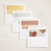 "Tiny Hearts" - Valentine's Day Cards in Muted by Sumak Studio - Envelope Liner Options