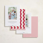 "wavy border" - Valentine's Day Cards in Ballet Slipper by Baumbirdy - Back of Card Options