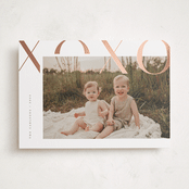 "XO XO" - Valentine's Day Cards in Ivory by Michelle Taylor - Front