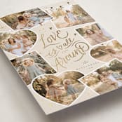 "Love is All Around" - Valentine's Day Cards in Cream by Stephanie Hawkes - Detail