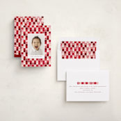 "Check Heart" - Valentine's Day Cards in Ruby by Hudson meet Rose - Assembled