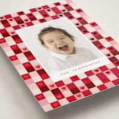 "Check Heart" - Valentine's Day Cards in Ruby by Hudson meet Rose - Detail