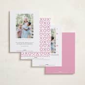 "XO Hearts" - Valentine's Day Cards in Snow by Alethea and Ruth - Back of Card Options