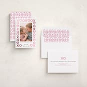 "XO Hearts" - Valentine's Day Cards in Snow by Alethea and Ruth - Assembled