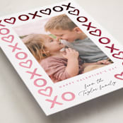 "XO Hearts" - Valentine's Day Cards in Snow by Alethea and Ruth - Detail