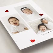 "Tiny painted hearts" - Valentine's Day Cards in Cherry by Teju Reval - Detail