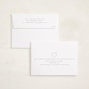 "Heart" - Valentine's Day Cards in Sugar by Hudson meet Rose - FREE Recipient Addressing