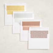 "Heart" - Valentine's Day Cards in Sugar by Hudson meet Rose - Envelope Liner Options