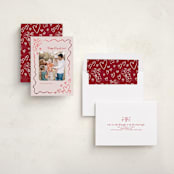 "Floral Love Border Charm" - Valentine's Day Cards in Crepe by Kartika Paramita - Assembled