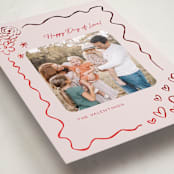 "Floral Love Border Charm" - Valentine's Day Cards in Crepe by Kartika Paramita - Detail