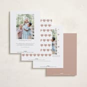 "Heart Garland" - Valentine's Day Cards in Opal by Heather Schertzer - Back of Card Options