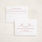 "Vintage Heart" - Valentine's Day Cards in Dusty Rose by Jenna Holcomb - FREE Recipient Addressing