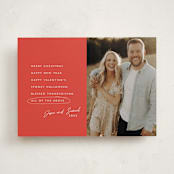 "Checklist" - Valentine's Day Cards in Rose by Hudson meet Rose - Front
