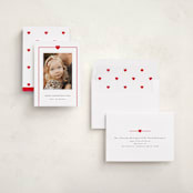 "Simple Heart" - Valentine's Day Cards in Cherry by AK Graphics - Assembled