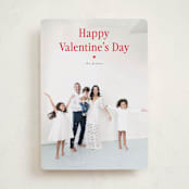 "Simplistic" - Valentine's Day Cards in Scarlet by Pixel and Hank - Front