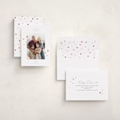"Little Hearts" - Valentine's Day Cards in Berries by Pixel and Hank - Assembled