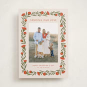 "vday wrap" - Valentine's Day Cards in Apricot by Jen Owens - Front