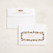 "vday wrap" - Valentine's Day Cards in Apricot by Jen Owens - FREE Recipient Addressing