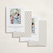 "Scattered Love" - Valentine's Day Cards in Latte by Oma N. Ramkhelawan - Back of Card Options