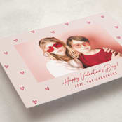 "Handdrawn Scattered Hearts" - Valentine's Day Cards in Blush by Hooray Creative - Detail