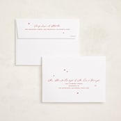 "Drops of Love" - Valentine's Day Cards in Scarlet by Leia Matt - FREE Recipient Addressing