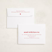 "love period" - Valentine's Day Cards in Cotton by Stacey Meacham - FREE Recipient Addressing