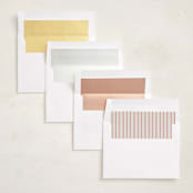 "jagged edge" - Valentine's Day Cards in Pudding by Cass Loh - Envelope Liner Options