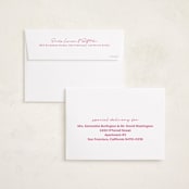 "Simply the cutest" - Valentine's Day Cards in Magenta by Lea Delaveris - FREE Recipient Addressing
