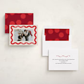 "ricrac" - Valentine's Day Cards in Cardinal by Lori Wemple - Assembled