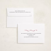 "ricrac" - Valentine's Day Cards in Cardinal by Lori Wemple - FREE Recipient Addressing