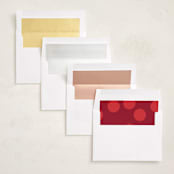 "ricrac" - Valentine's Day Cards in Cardinal by Lori Wemple - Envelope Liner Options