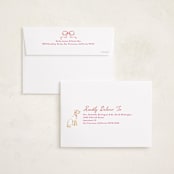 "Valentine Crest" - Valentine's Day Cards in Latte by Jackie Crawford - FREE Recipient Addressing