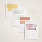 "lovely square" - Valentine's Day Cards in Blush by Sumak Studio - Envelope Liner Options