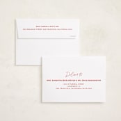 "Procrastination Expert" - Valentine's Day Cards in Poinsettia by Erica Krystek - FREE Recipient Addressing