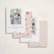"PurrsHugs" - Valentine's Day Cards in Cherry by Vera Lim - Back of Card Options