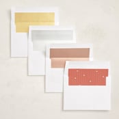"Much Hearts" - Valentine's Day Cards in Crimson by Vera Lim - Envelope Liner Options
