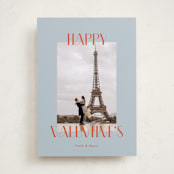 "Paris" - Valentine's Day Cards in Blue Sky by Ani Somi - Front