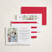"HOHOXO" - Valentine's Day Cards in Scarlet by Lori Wemple - Back of Card Options